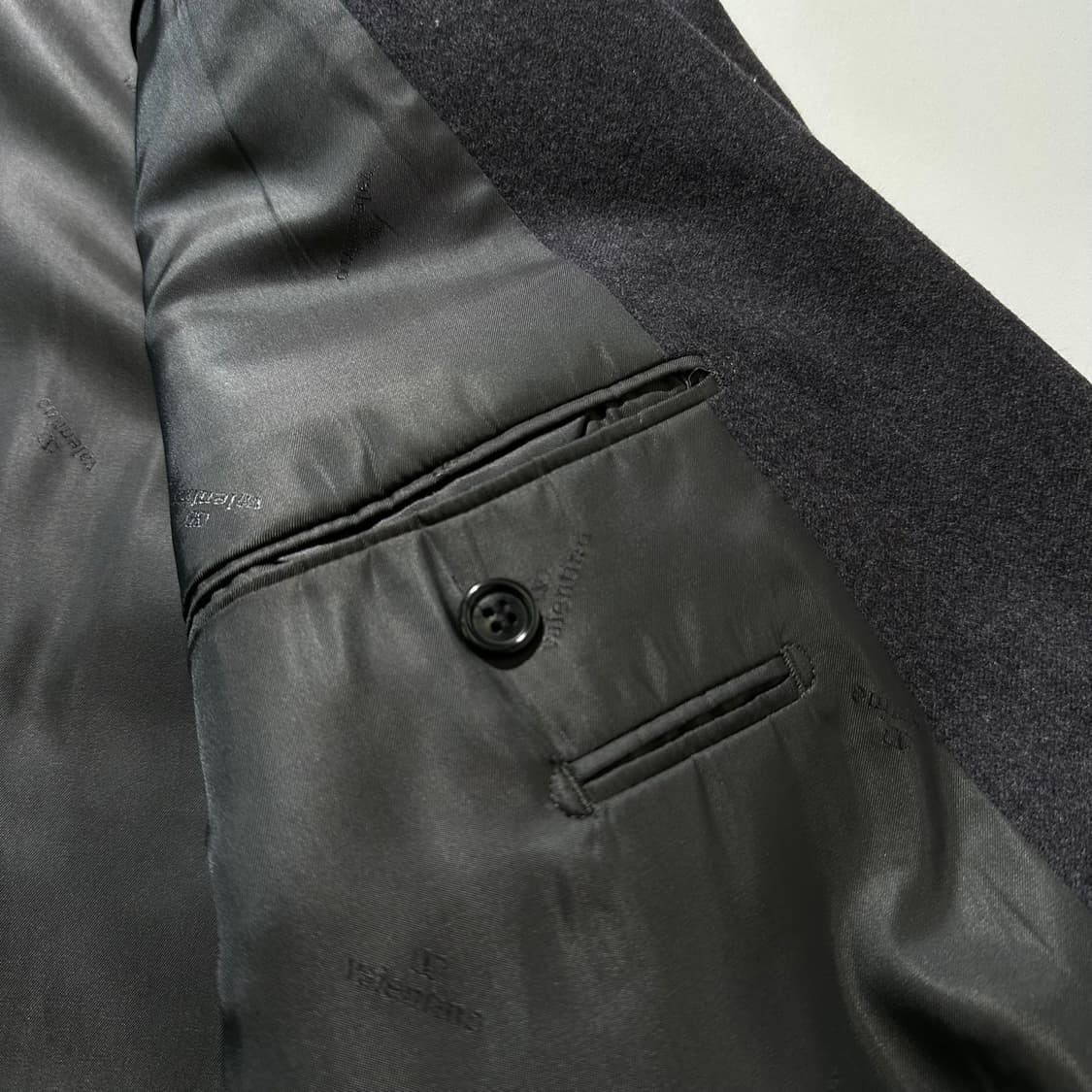 발렌티노 금장버튼 캐시미어 블렌드 더블 블레이저 자켓 상품이미지10