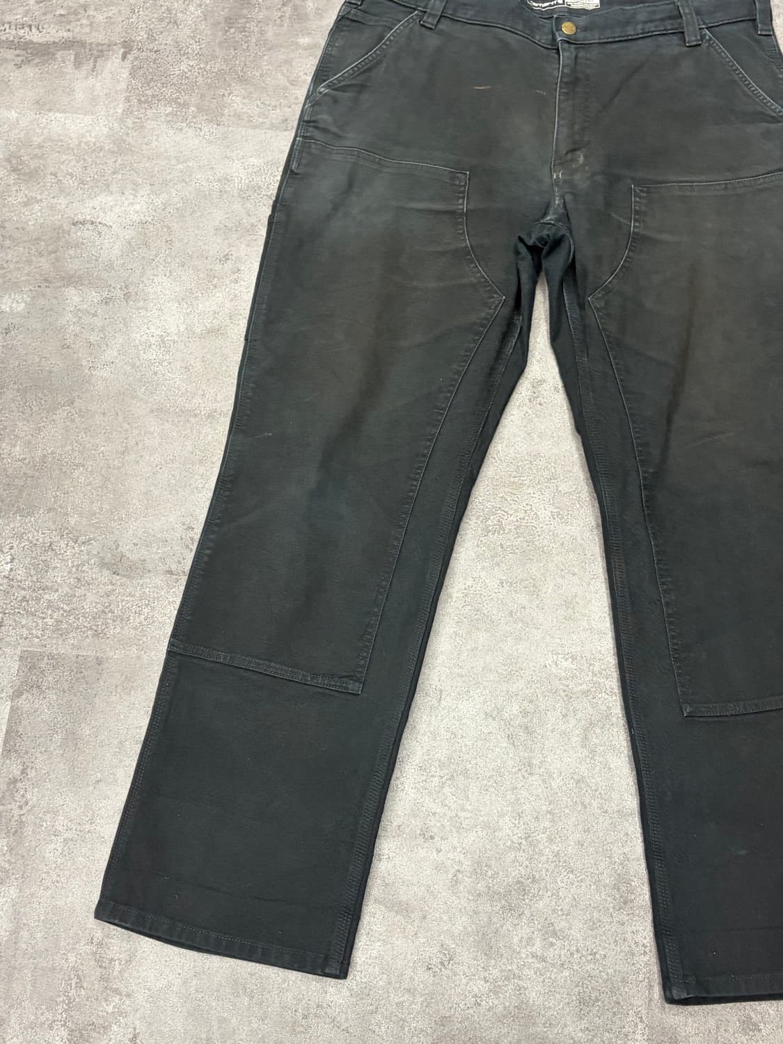 칼하트 더블니 팬츠 블랙 blk 상품이미지2