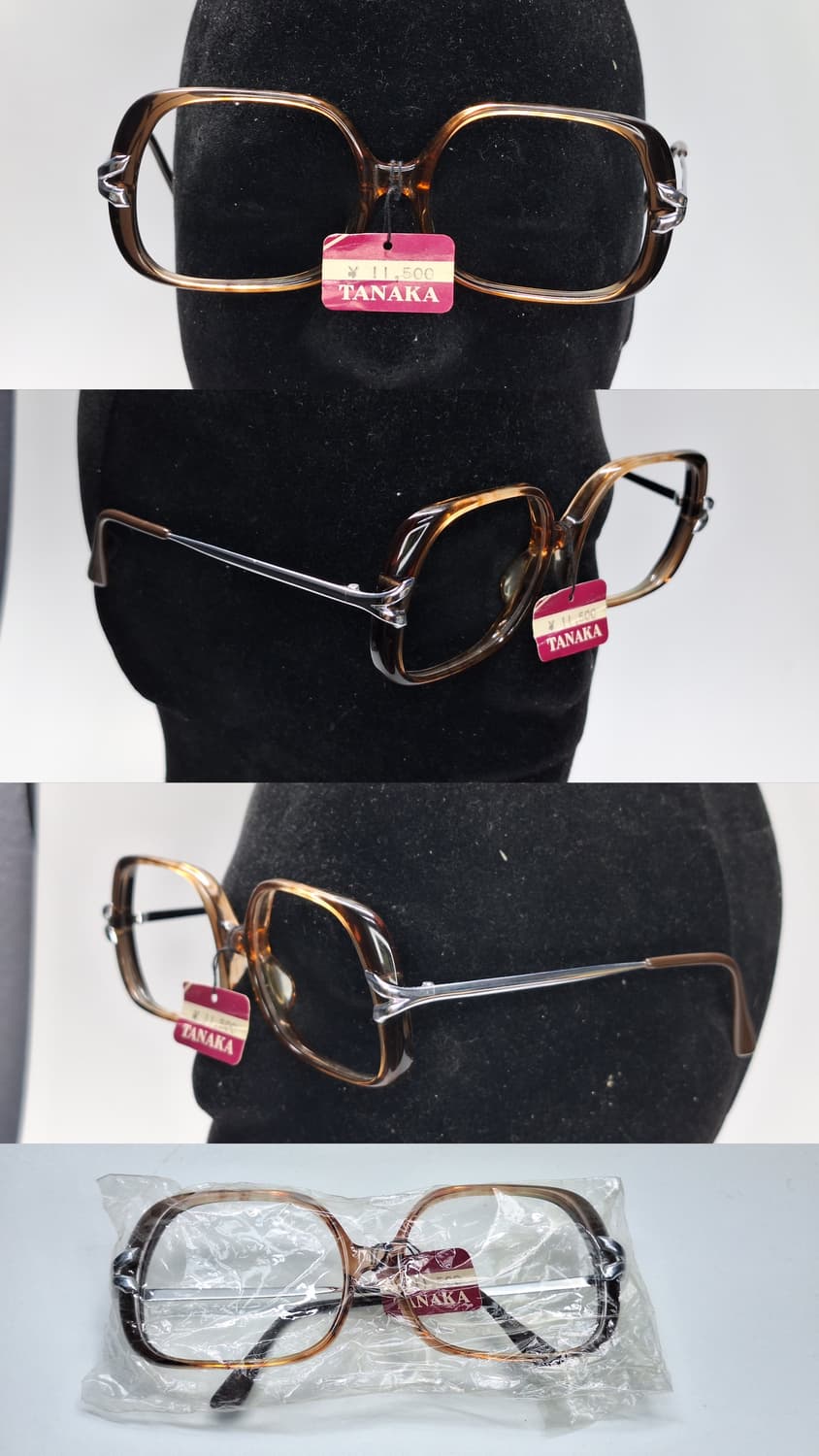 80s 이탈리아제 빈티지 데드스톡/HOYA 0145 안경테 54mm 호야 상품이미지6