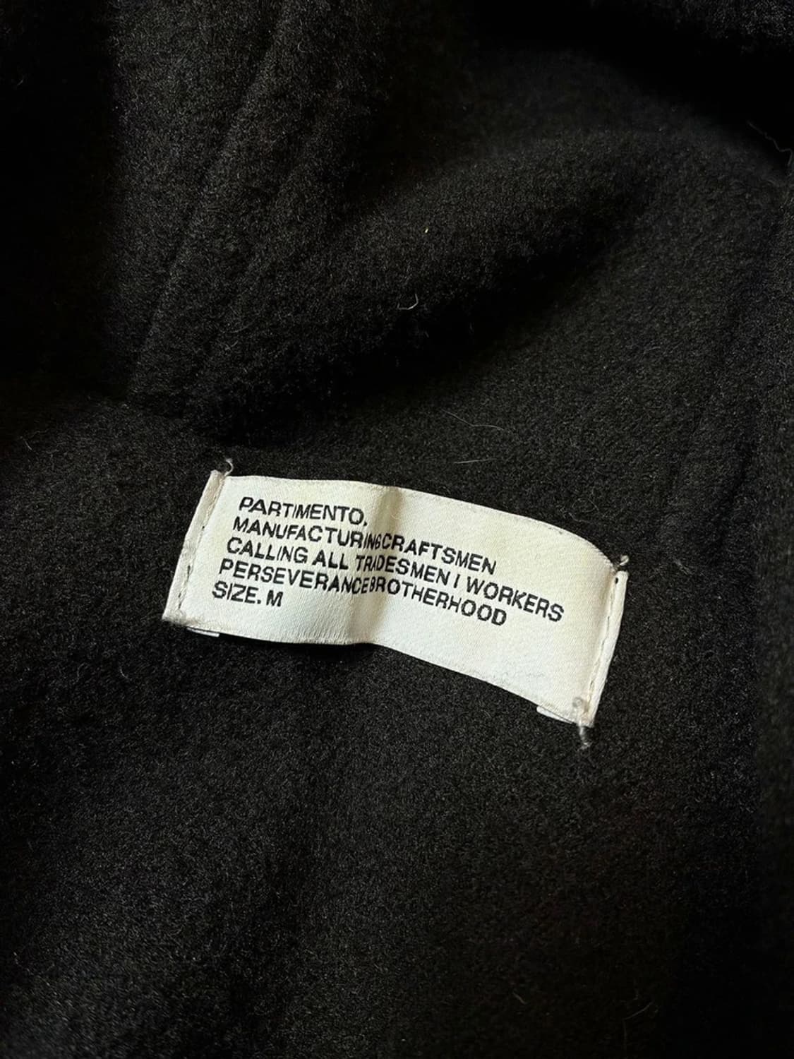 파르티멘토 오버사이즈 멜톤 콘보이 더플 코트 PN7296 상품이미지6