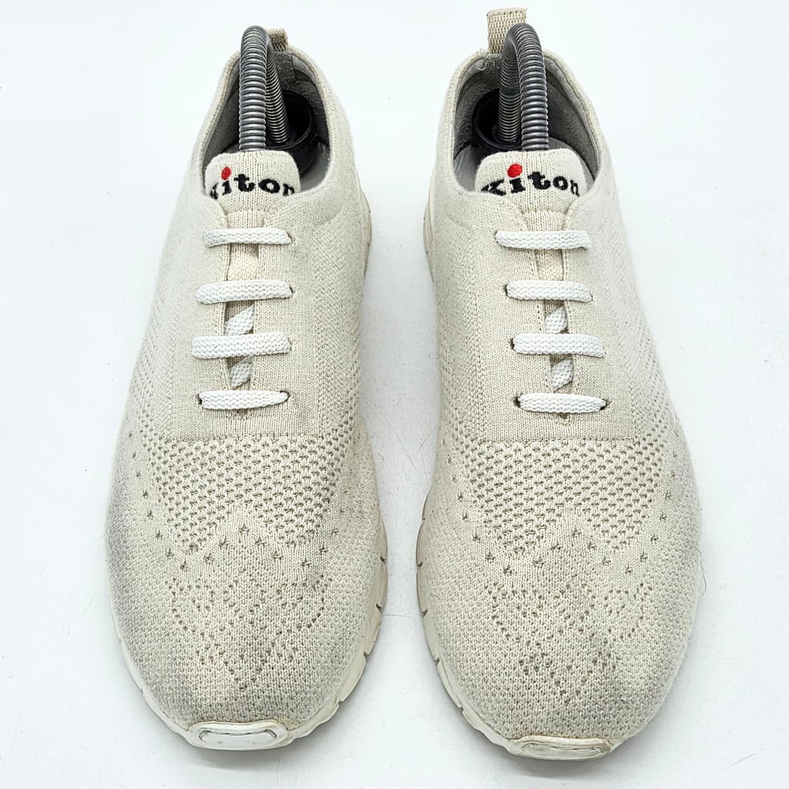 키톤 니트 핏 러닝 슈즈 윙팁 화이트 (7 1/2) 상품이미지4