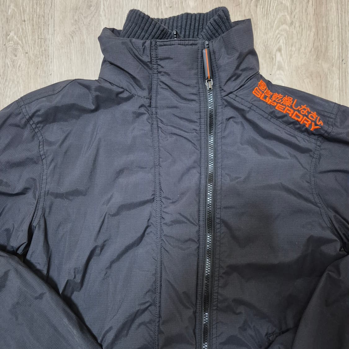 슈퍼드라이 재팬 봄버 하이브리드 니트 바람막이 상품이미지2