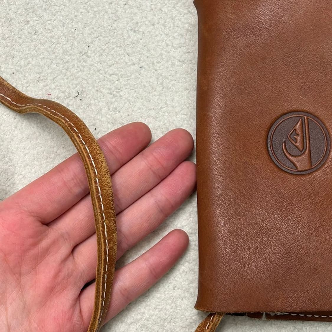 퀵실버 레더 미니 크로스백 상품이미지3