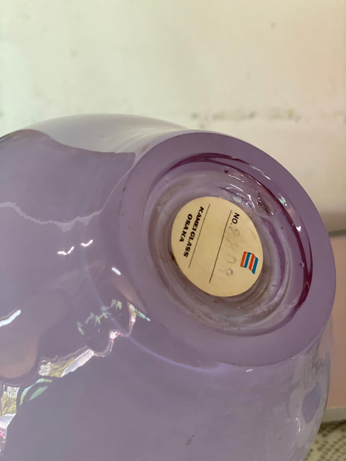 일본 kamei osaka 카메이 글라스 유리 화병 꽃병 상품이미지7