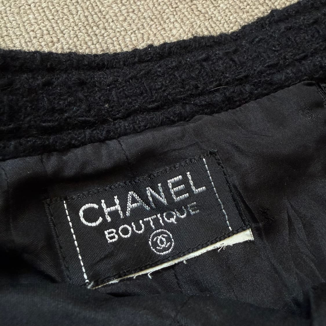 chanel 샤넬 빈티지 울 트위드 스커트  상품이미지2