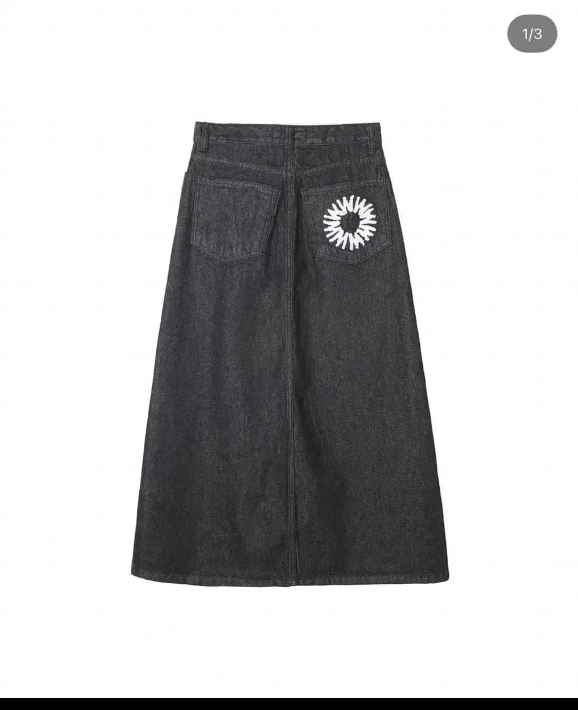 999휴머니티 데님 롱 맥시 스커트 상품이미지1