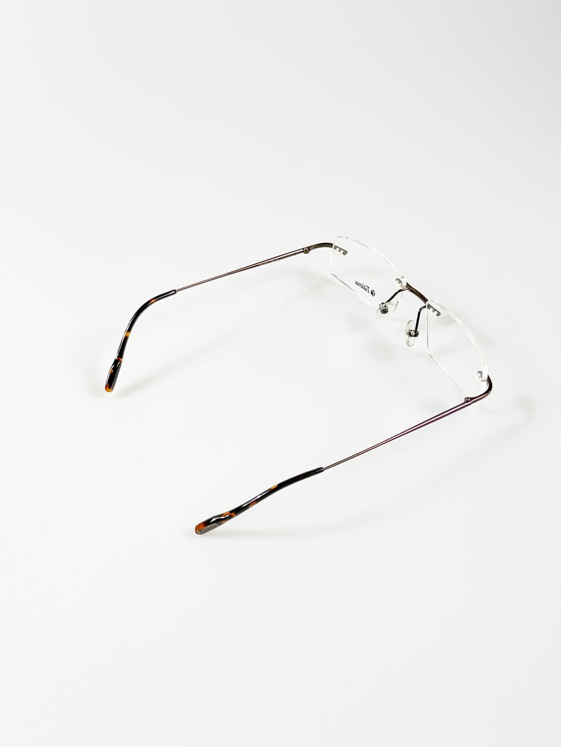 90s TUTIMA 티타늄 무테 스퀘어 빈티지 안경 상품이미지4