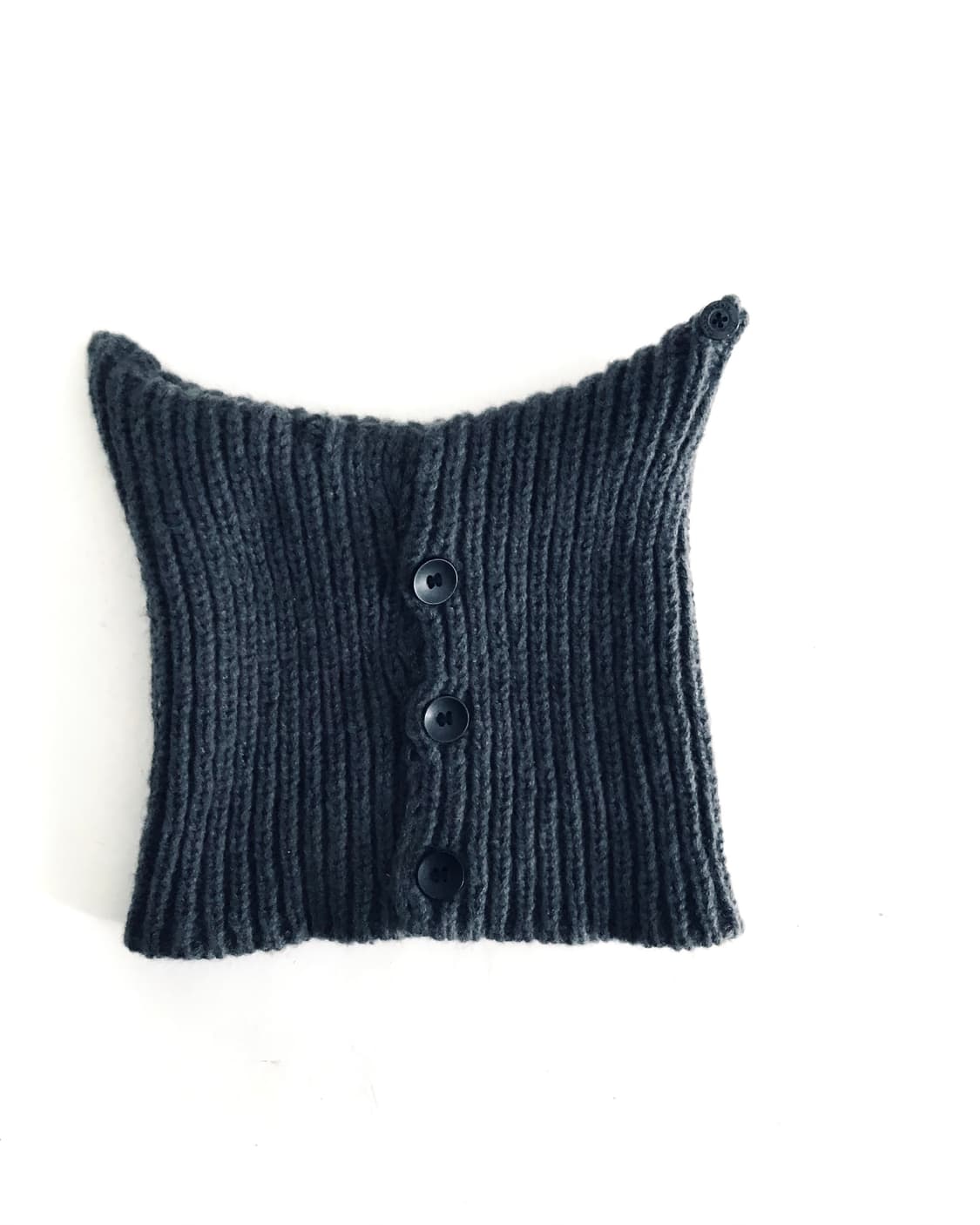 Custom🐾)Devil Cat-Ear grey knit binnie 상품이미지2