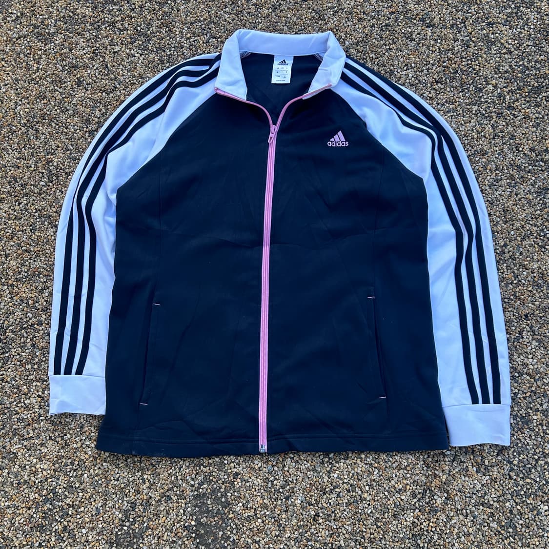 아디다스(ADIDAS) 스포티 블랙 져지 자켓 상품이미지1