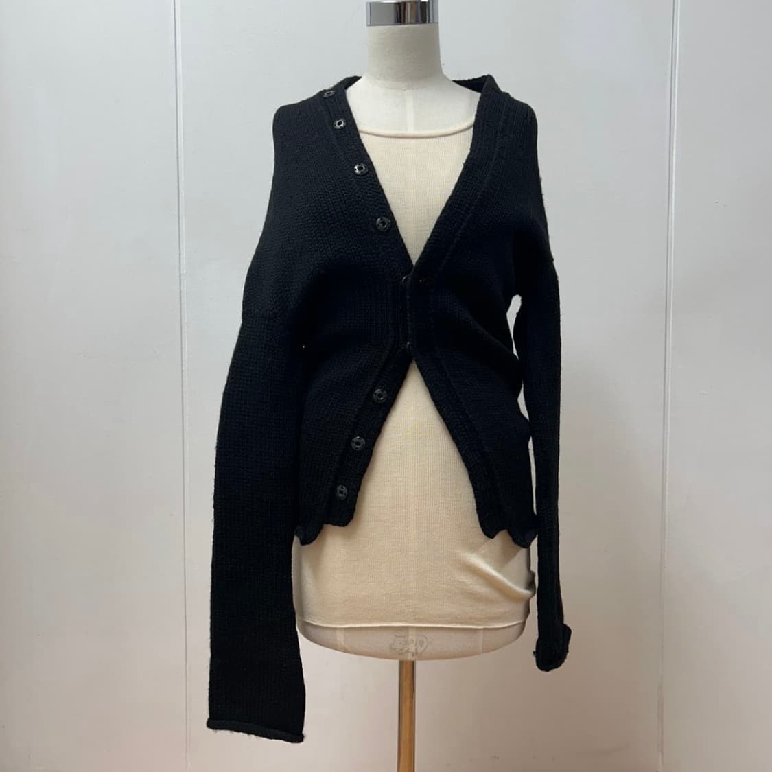 요지야마모토 캐시미어 가디건 55 상품이미지1