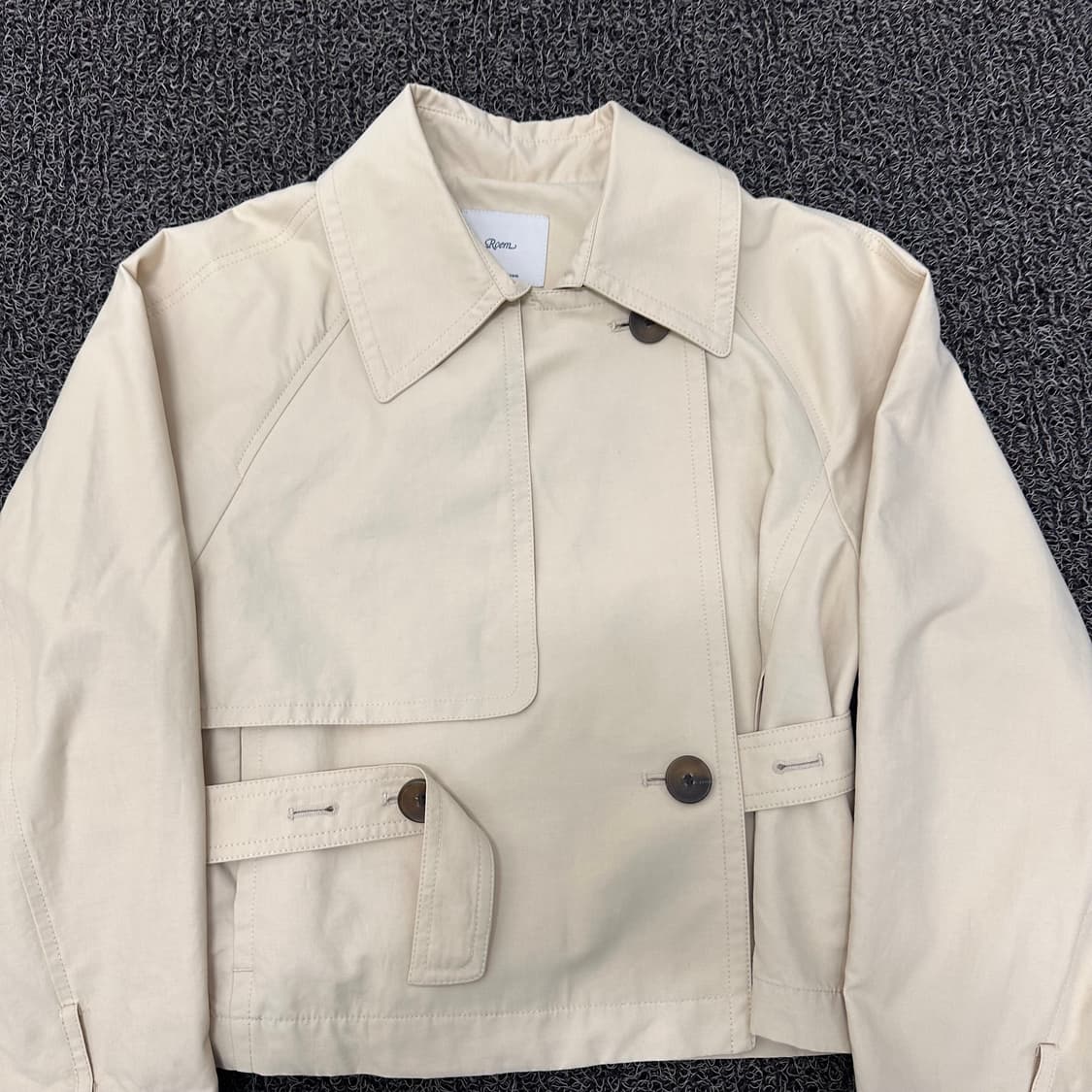 Roem 로엠 여성 트렌치 자켓 아이보리 S 상품이미지2