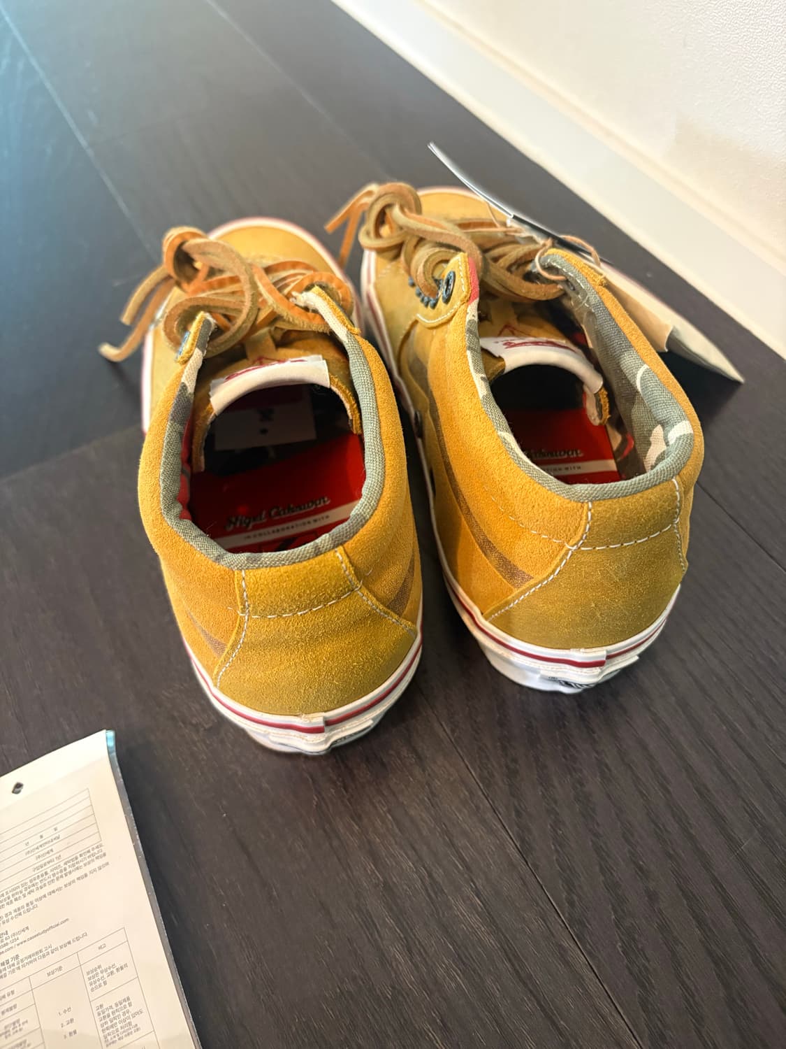 새상품) 반스 x 나이젤 카본 OG 스케이트 미드 LX 빈티지 스웨이드  상품이미지5