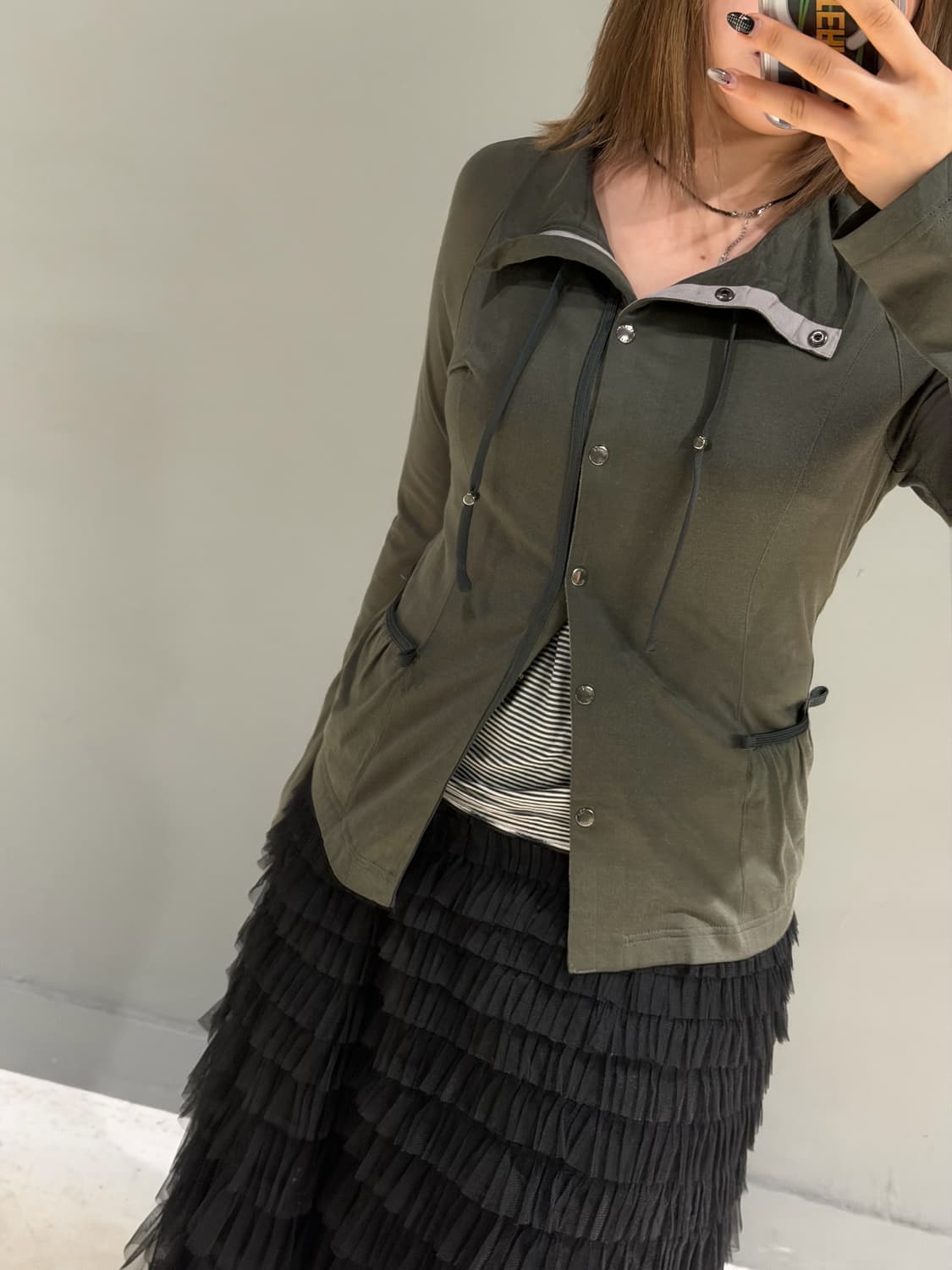 Hiroko koshino high-neck jacket  상품이미지5