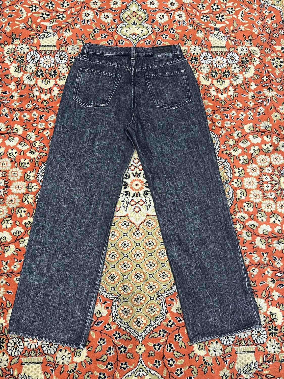 [29] 모드나인 MOD7W 흑청 와이드 데님 상품이미지3