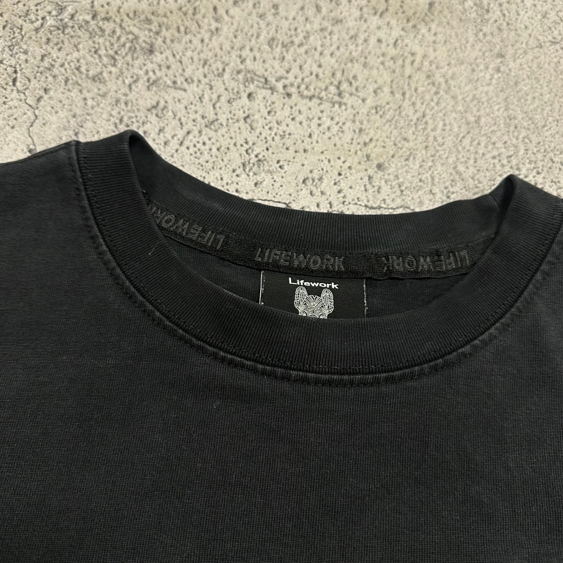 ✨ (바배) 라이프워크 블랙 반팔티 상품이미지5