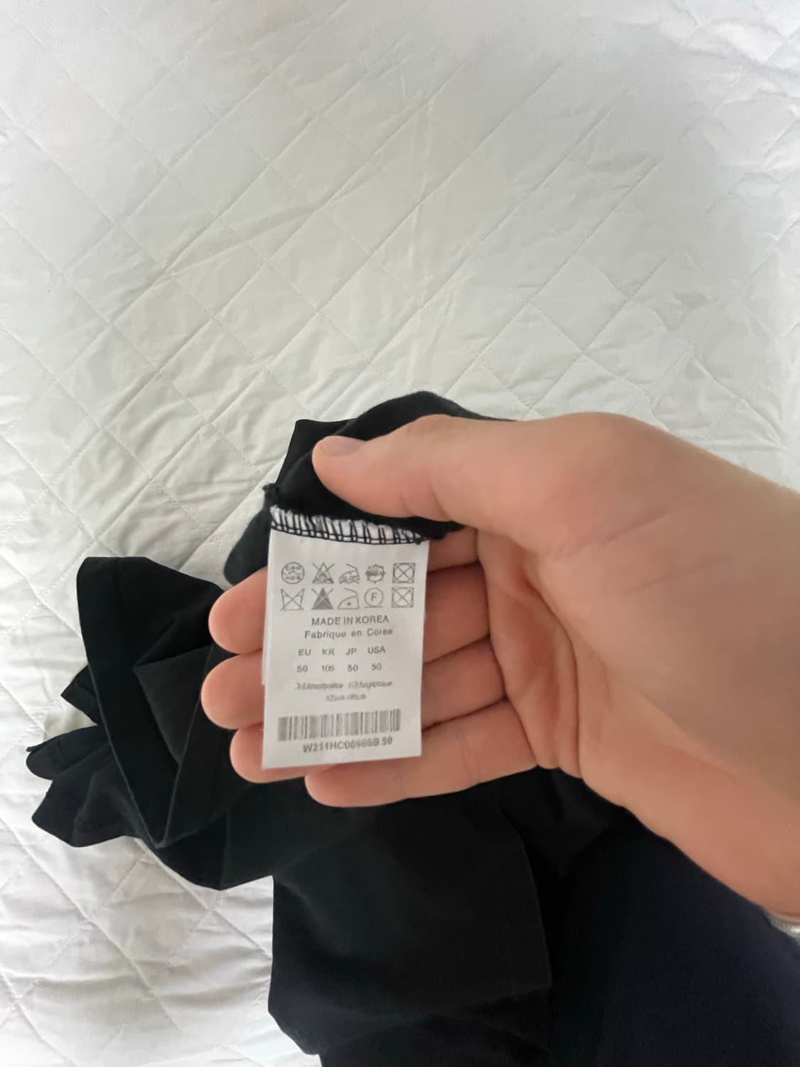 우영미 백로고 반팔티 105사이즈 상품이미지3