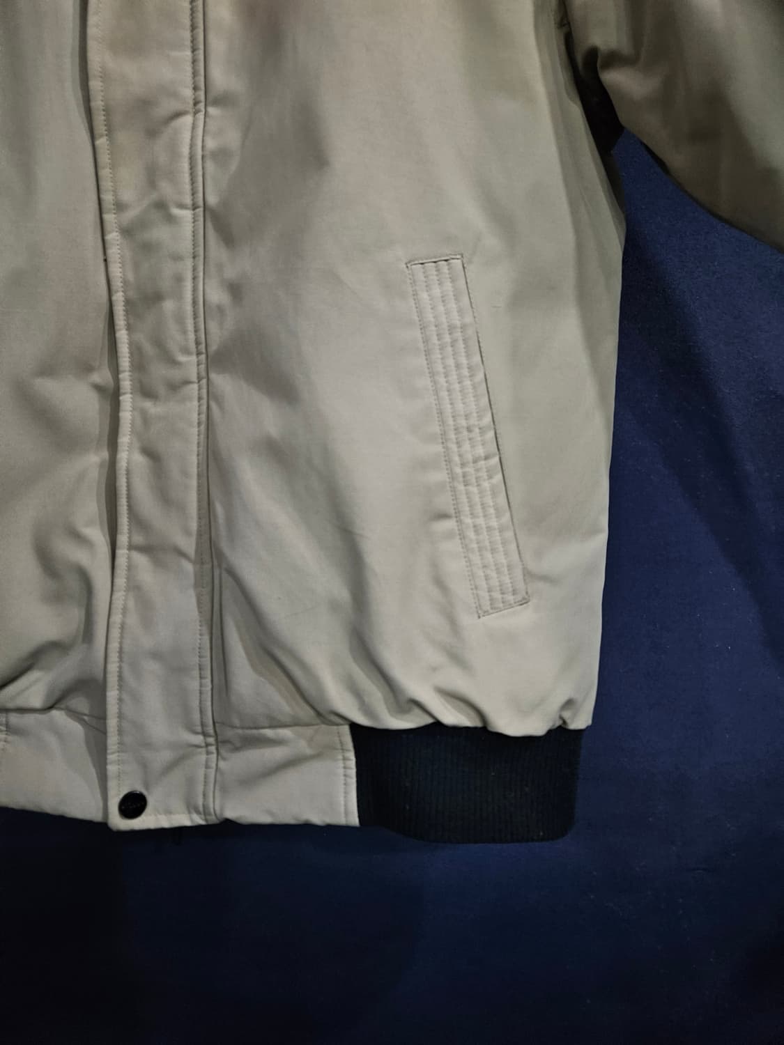 밀레 베이지컬러 남성 105 덕다운 숏패딩  상품이미지6