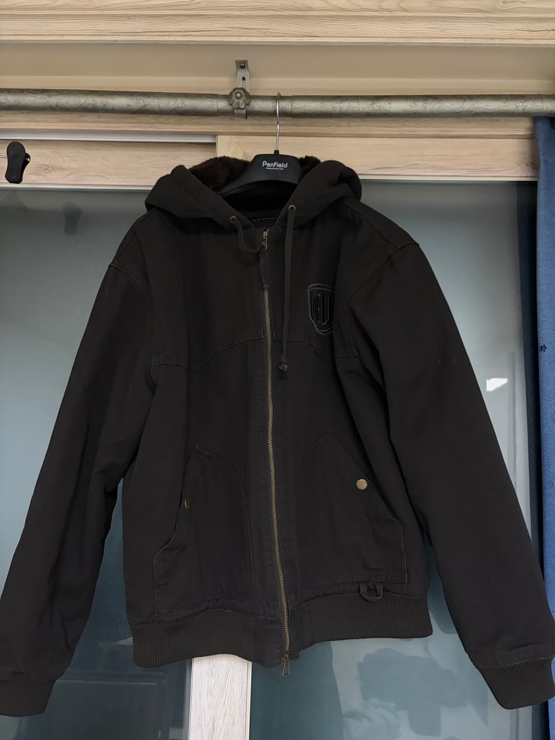 데우스 후드 자켓 차콜 상품이미지2