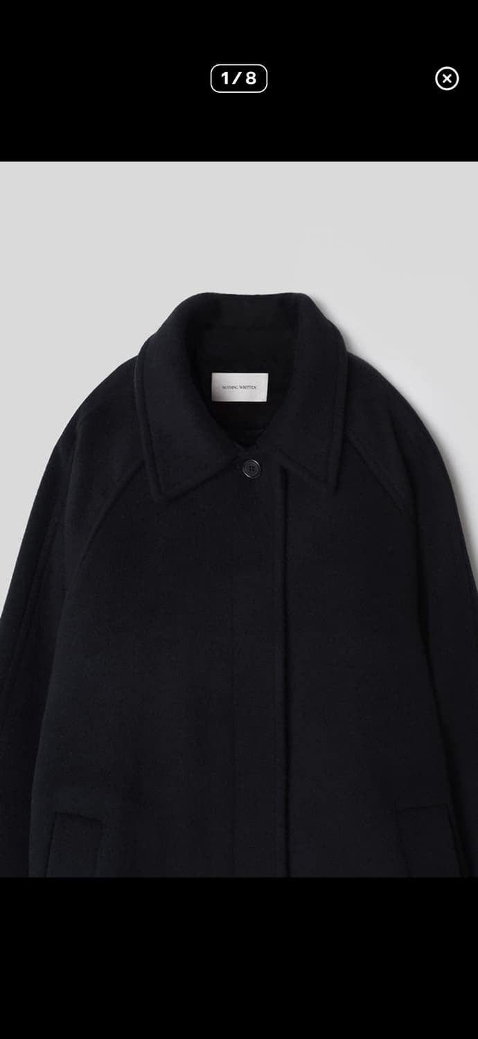 낫띵리튼 코트 네이비 상품이미지2