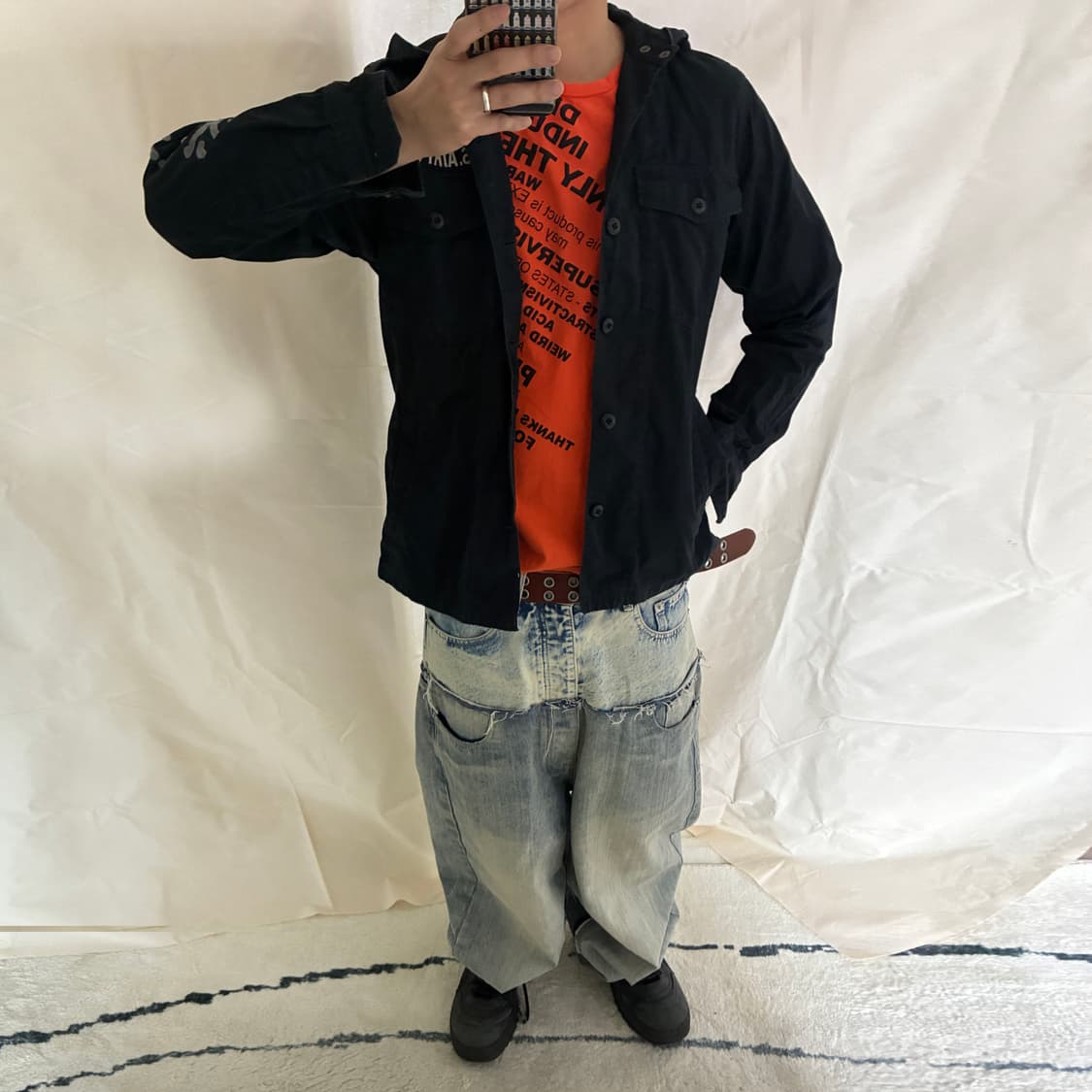 Avirex U.S. AirForce Hooded Shirt Jacket 상품이미지1