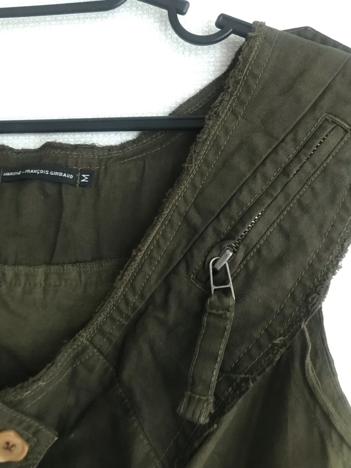 2000's 마리떼 프랑소와 저버 슬리브리스 버튼업 원피스 상품이미지3