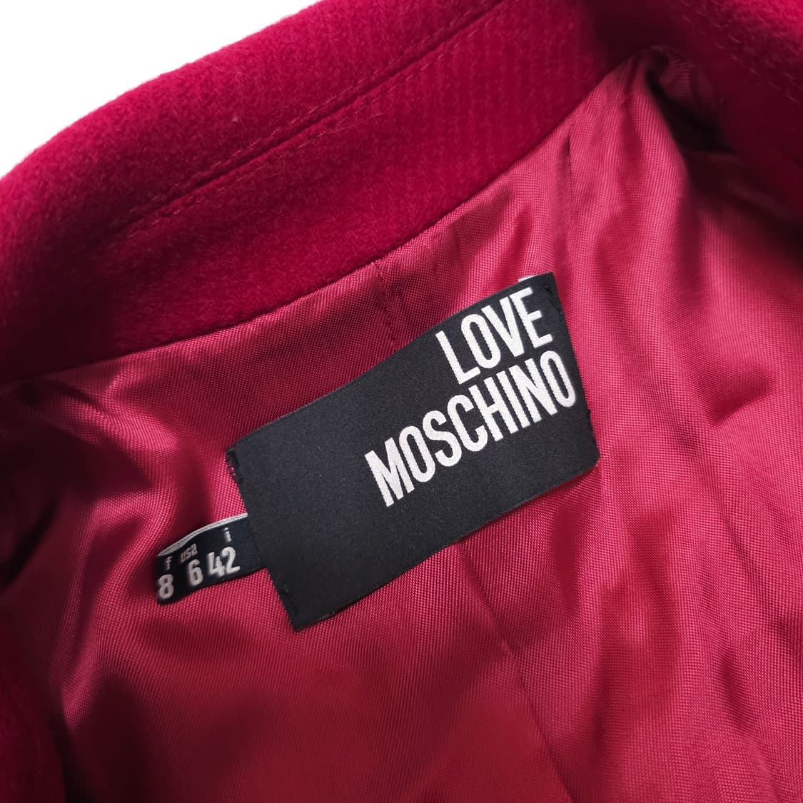 모스키노 리본디테일 울 코트 상품이미지4