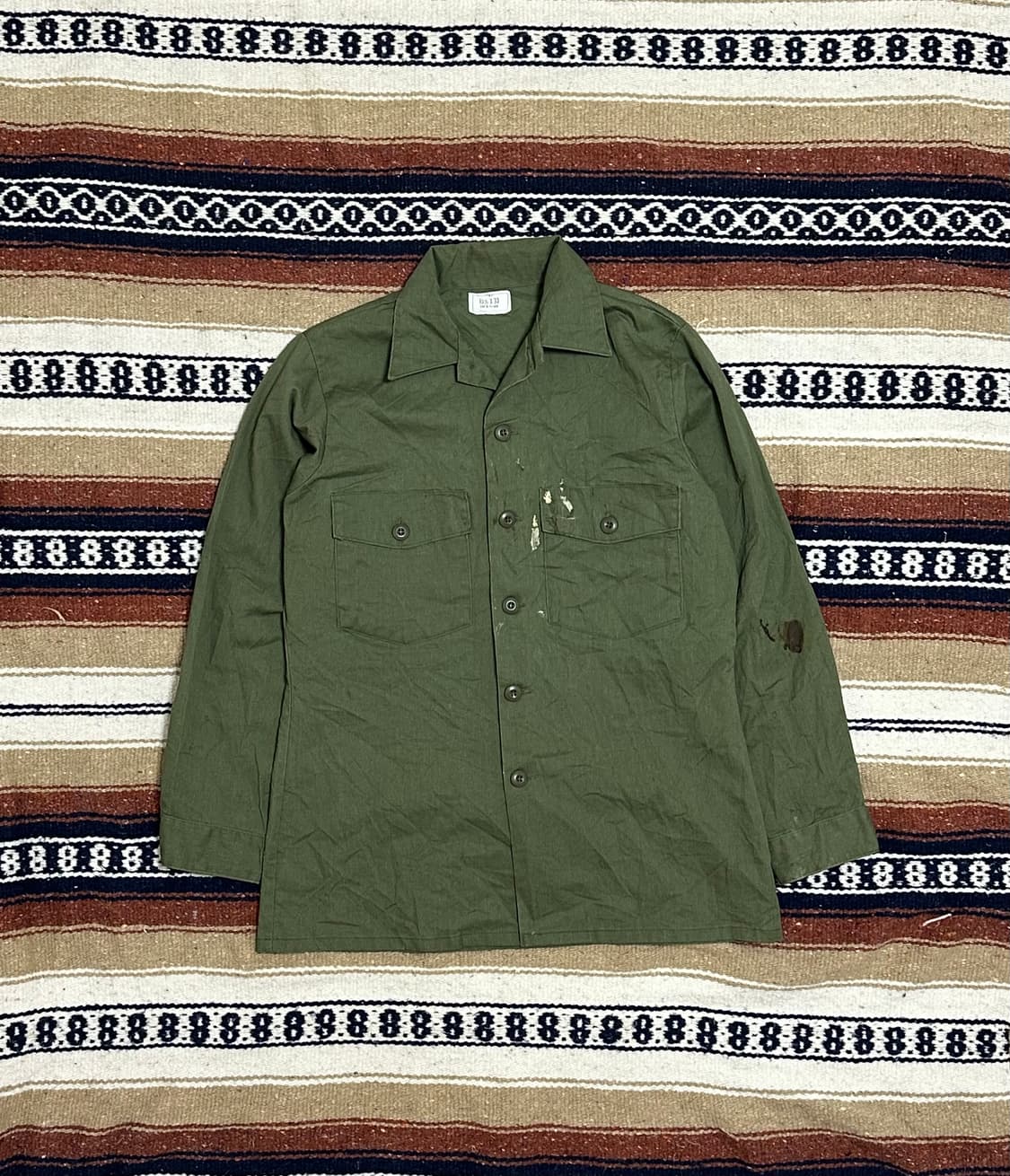 [밀리터리] •80s Us Army OG-507 Shirt 상품이미지1