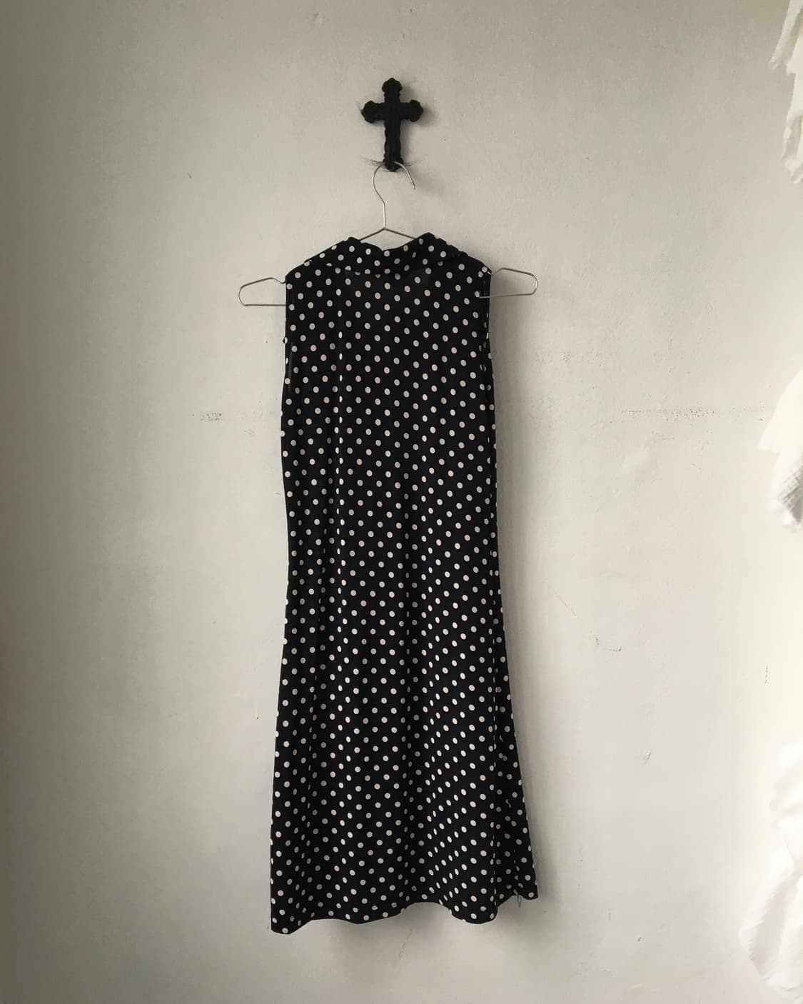 Dot pattern sleeveless onepiece 상품이미지3