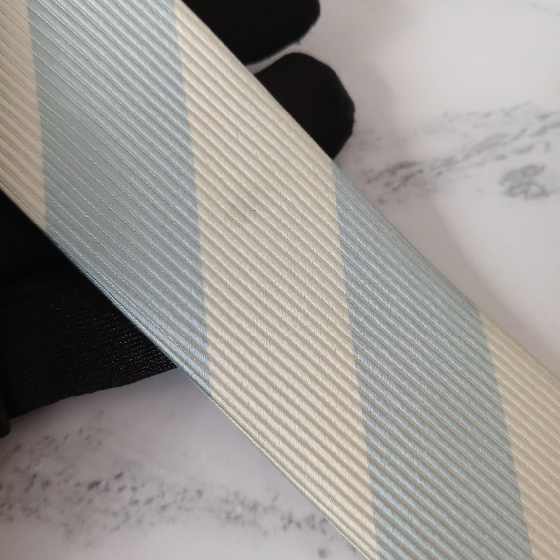 지안프랑코 페레 실크 블루 스트라이프 넥타이 9cm B등급 E910
 상품이미지10