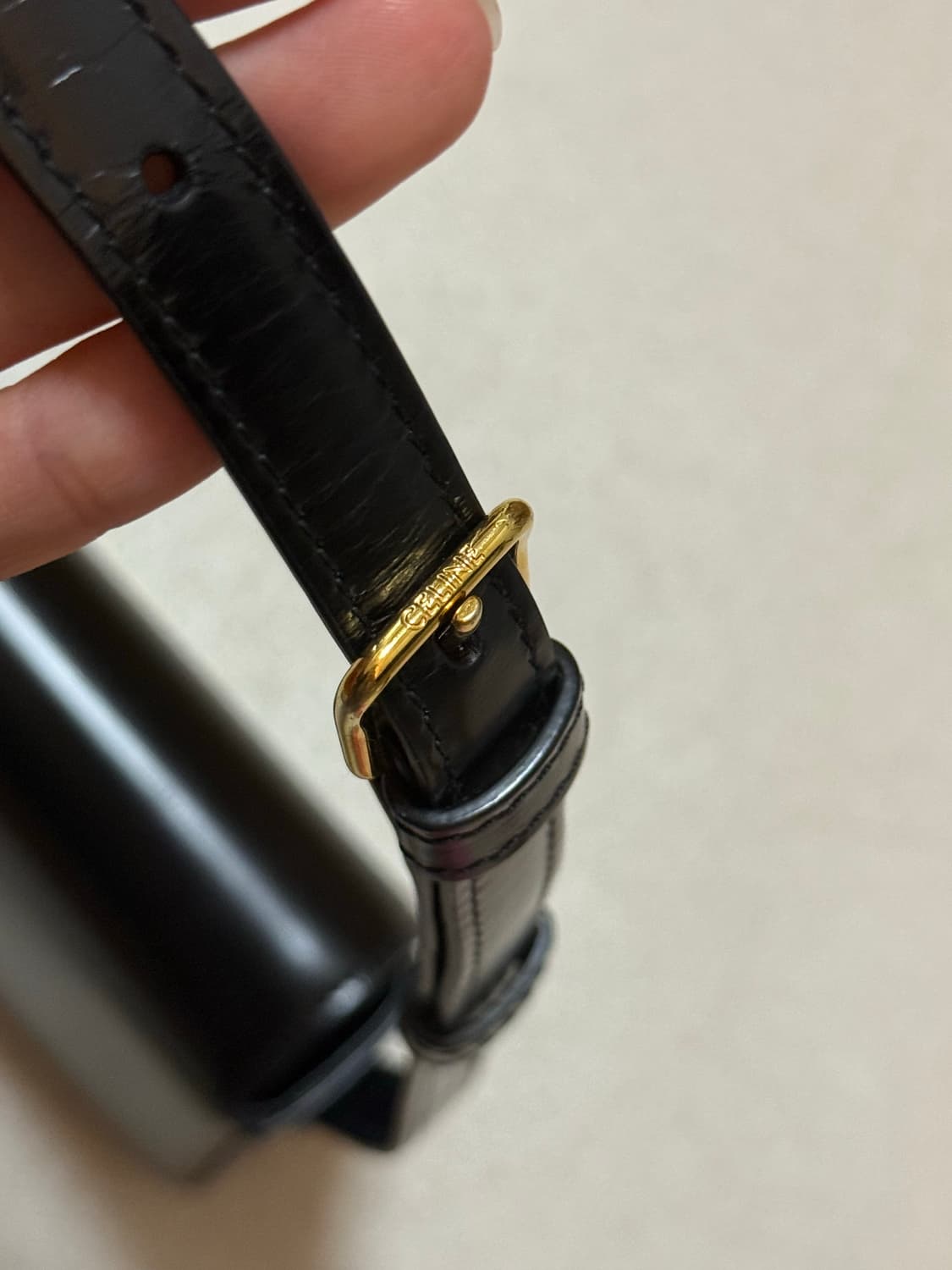 셀린느 클로드 숄더 블랙 상품이미지6