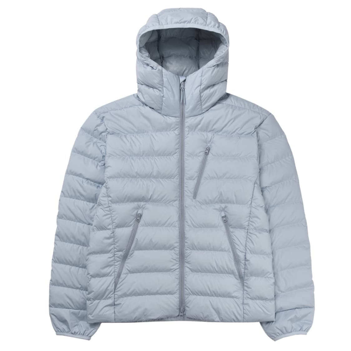 무신사스탠다드 시티 레저 후드 라이트 다운 자켓 클라우디 블루  상품이미지1