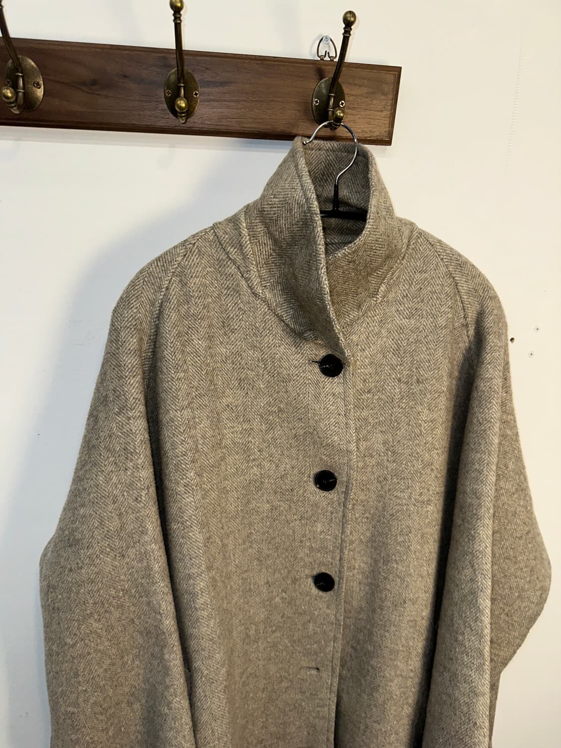 studio tomboy 헤링본 울 롱코트 free 상품이미지2