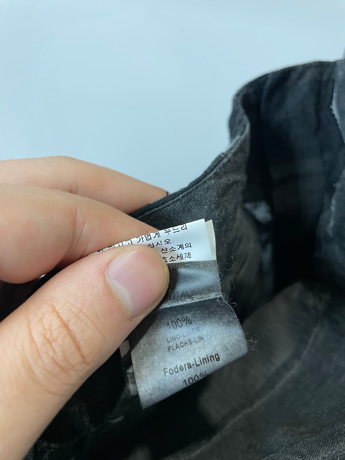 (M) Transit 트랜짓 린넨 체크 팬츠 상품이미지8