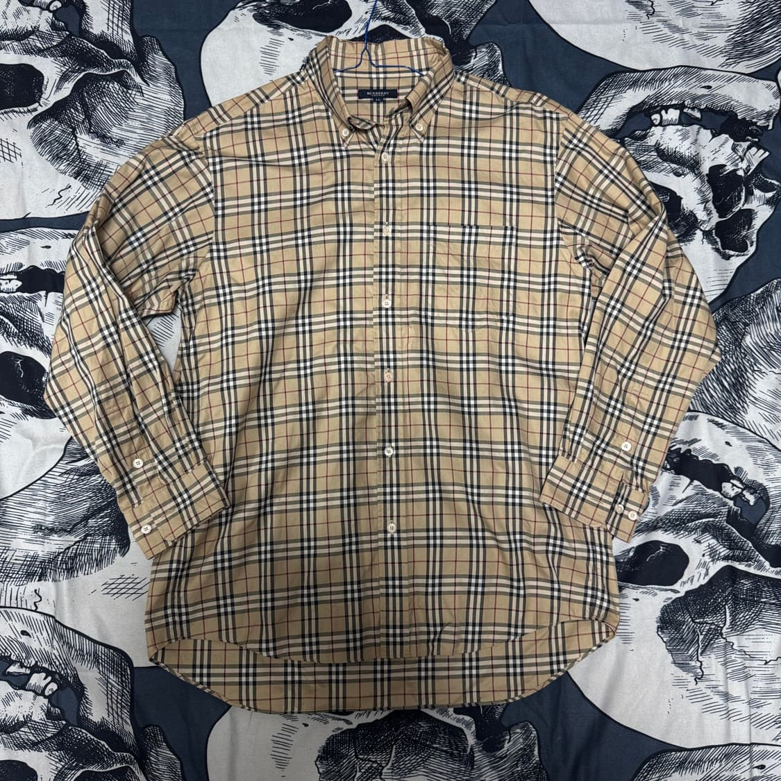 정품 버버리 체크셔츠 LL사이즈 상품이미지1