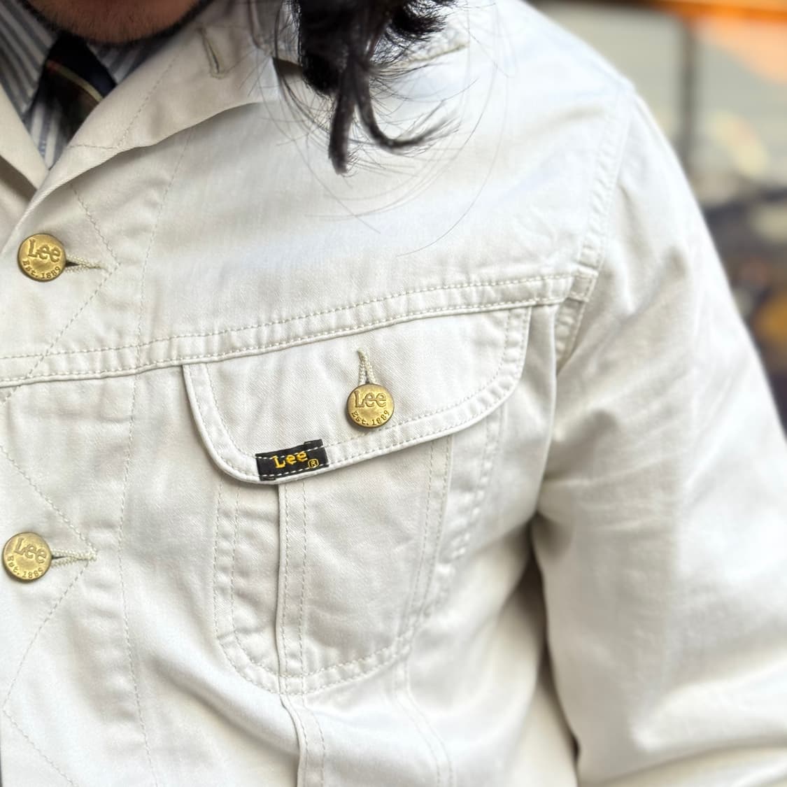 70's Lee (Reprod) 101-J 데님 트러커 자켓 M 상품이미지9