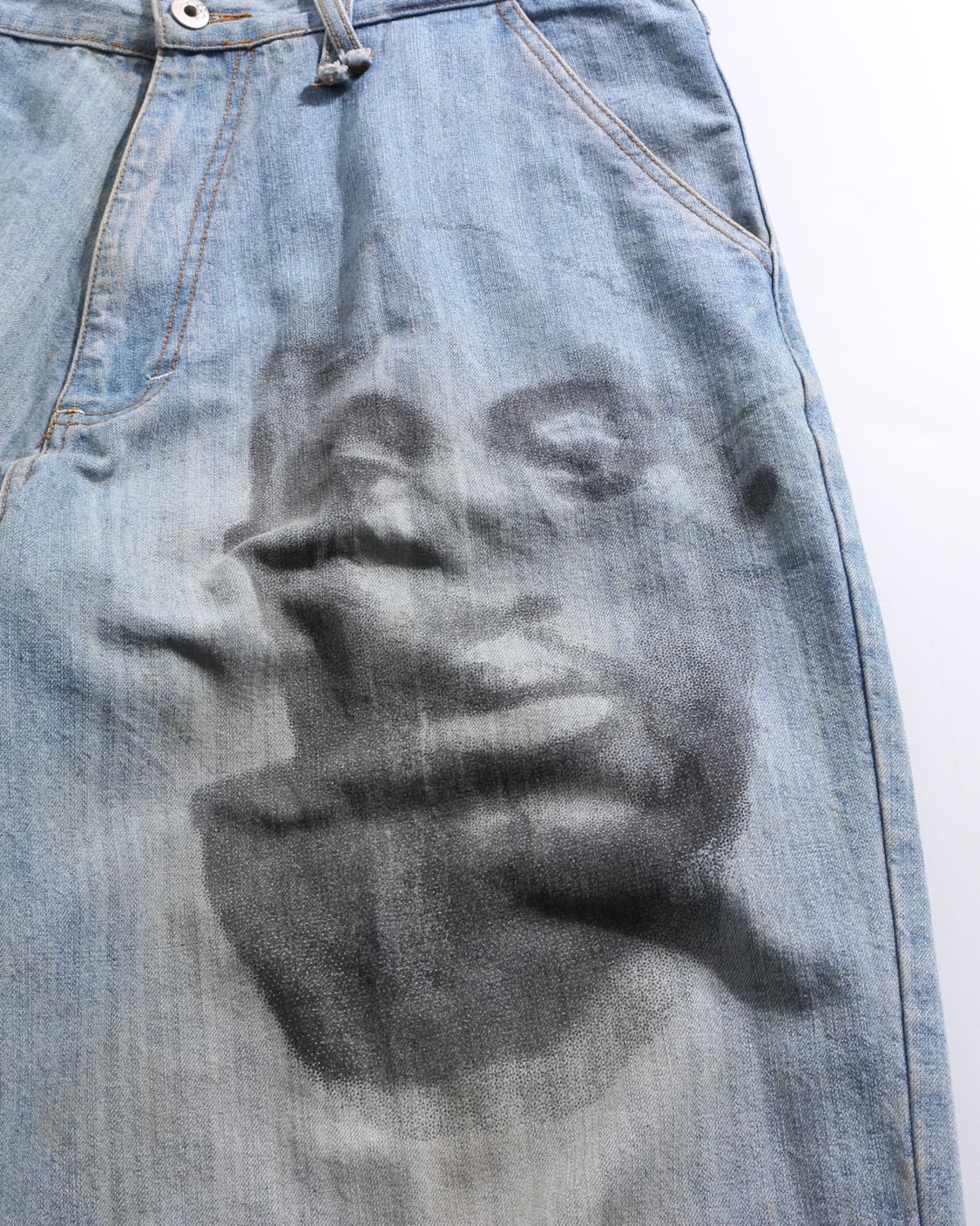 Makaveli 2Pac Denim Pants 상품이미지6