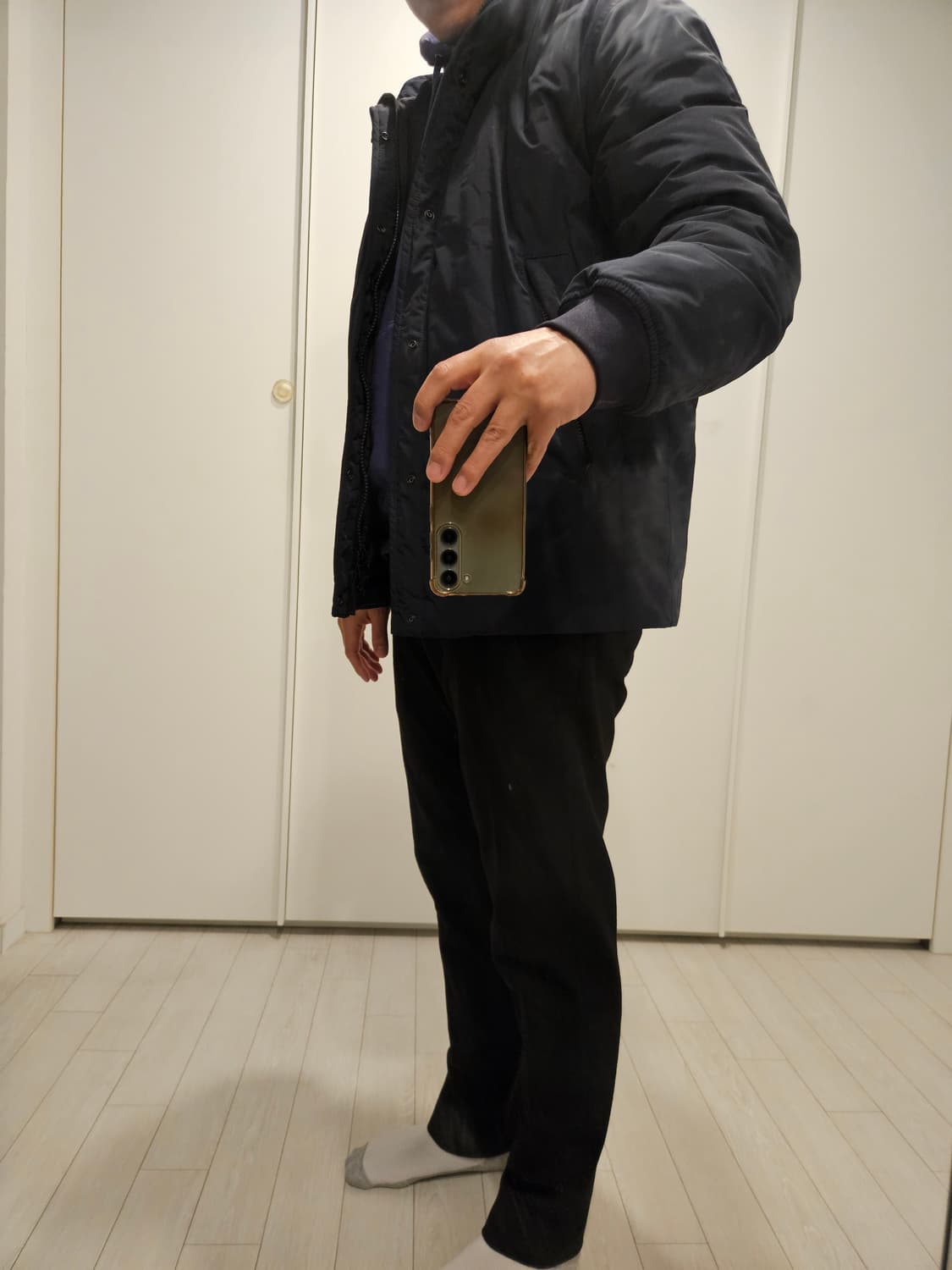 스톤아일랜드 마이크로 트윌 후드 자켓 (L사이즈) 상품이미지5