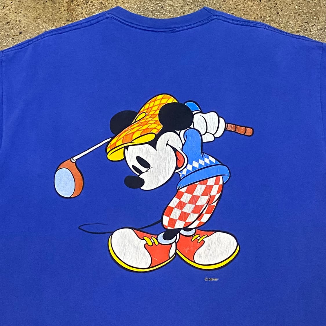 90s Made in USA 미국 빈티지 디즈니 미키마우스 골프 반팔티 상품이미지2