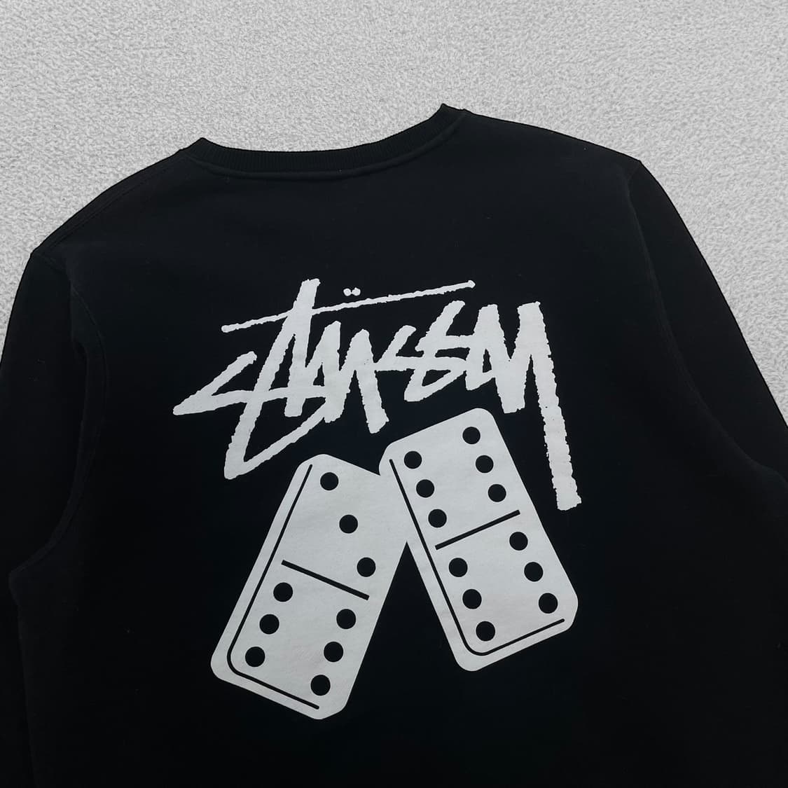 스투시 Stussy 도미노 다이스 크루넥 맨투맨 블랙 상품이미지3