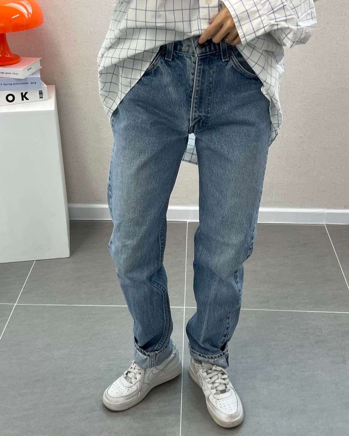 (허단36.5)80'S 리바이스 USA 오렌지탭-M1674 상품이미지2