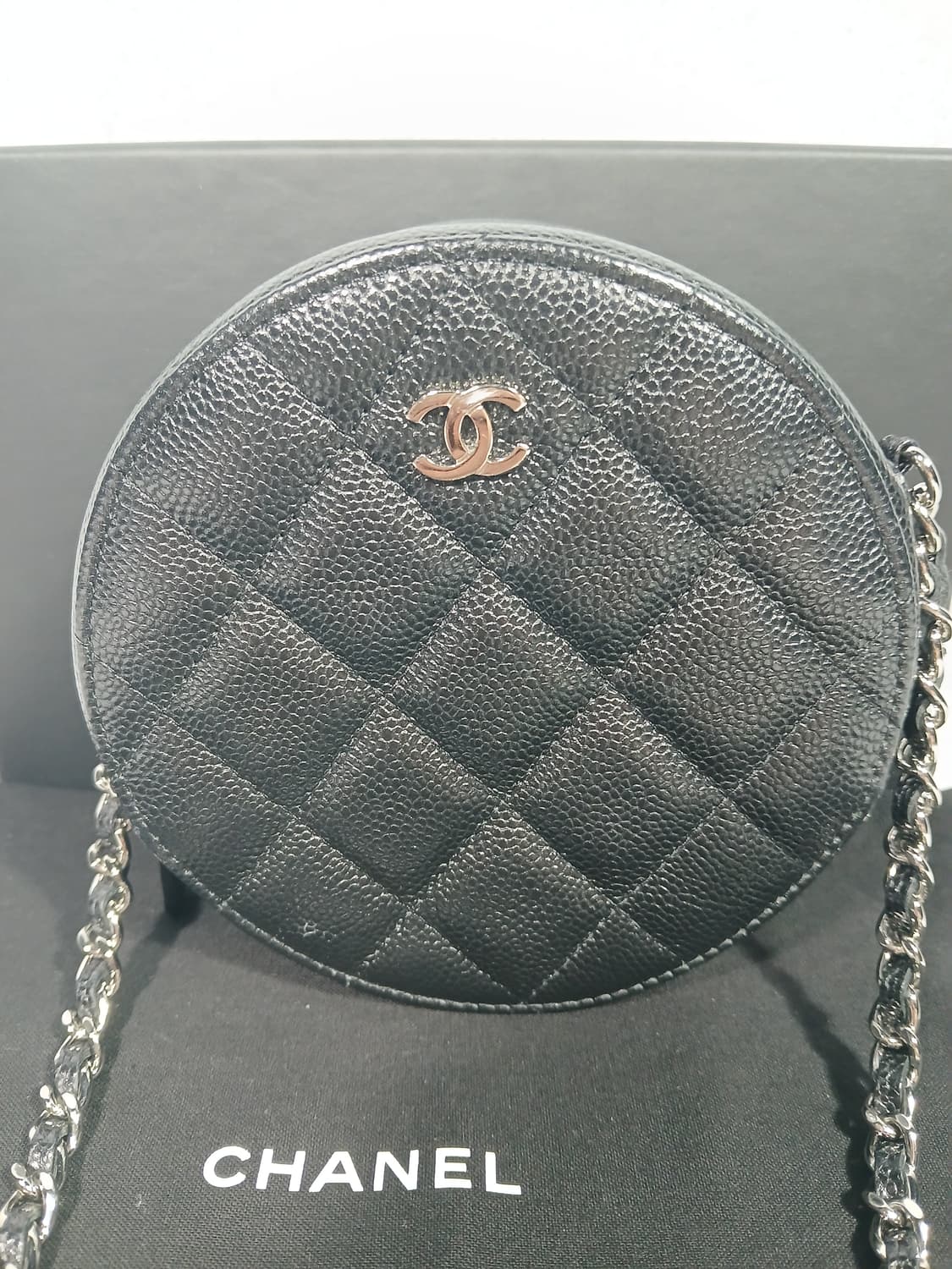 샤넬 동그리백 캐비어 은장 30번대 AP0245 상품이미지3