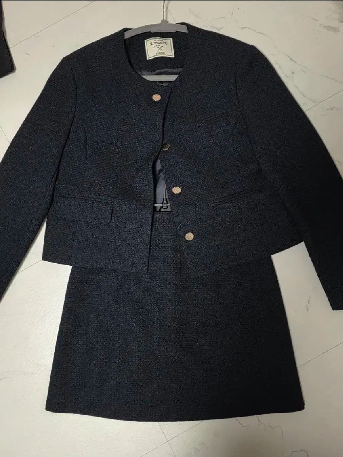 슬로우앤드 트위드 셋업(다크 네이비 세트) 상품이미지3