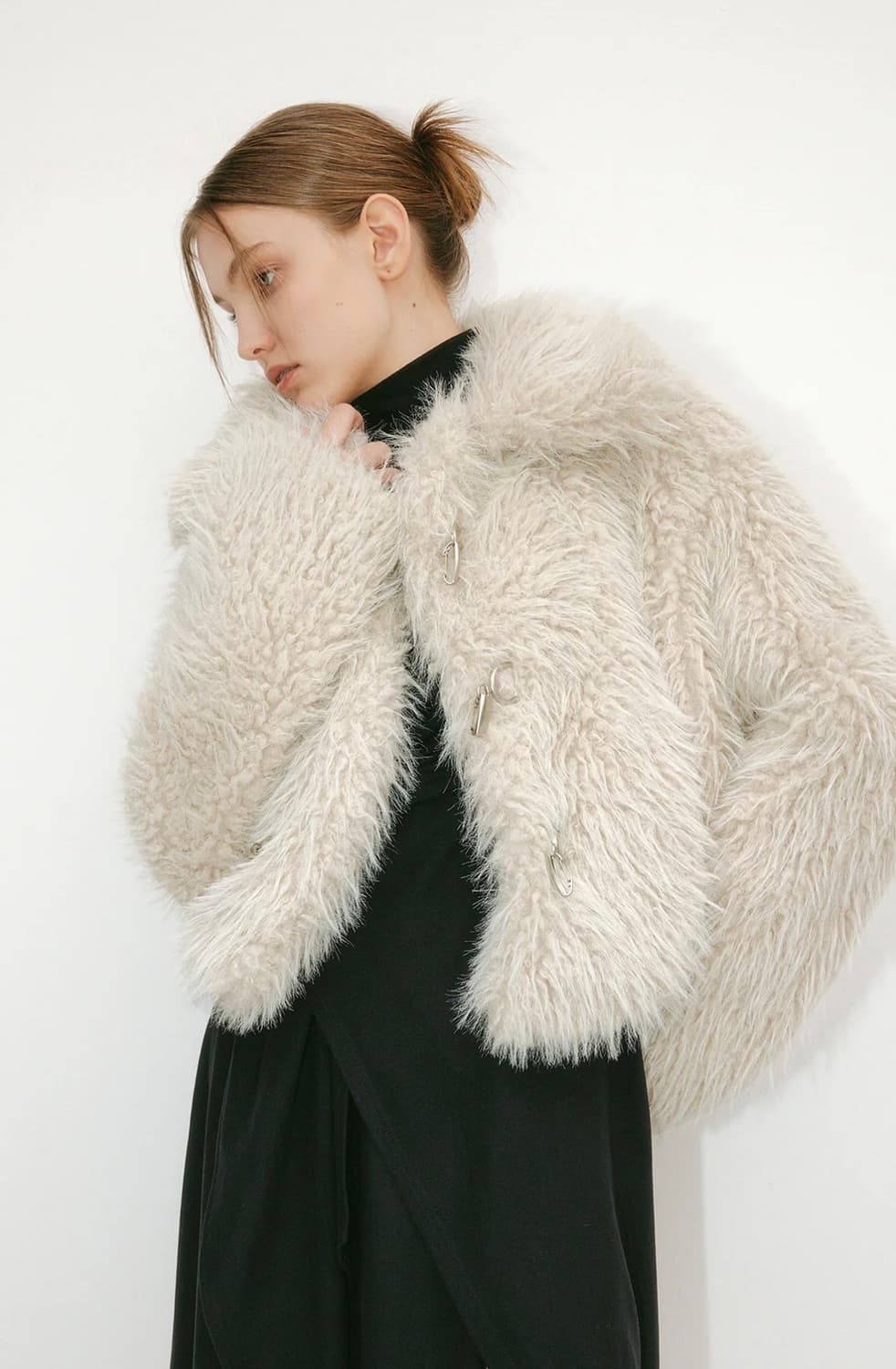 Yuse 유즈 후디 퍼자켓 - 베이지 상품이미지3