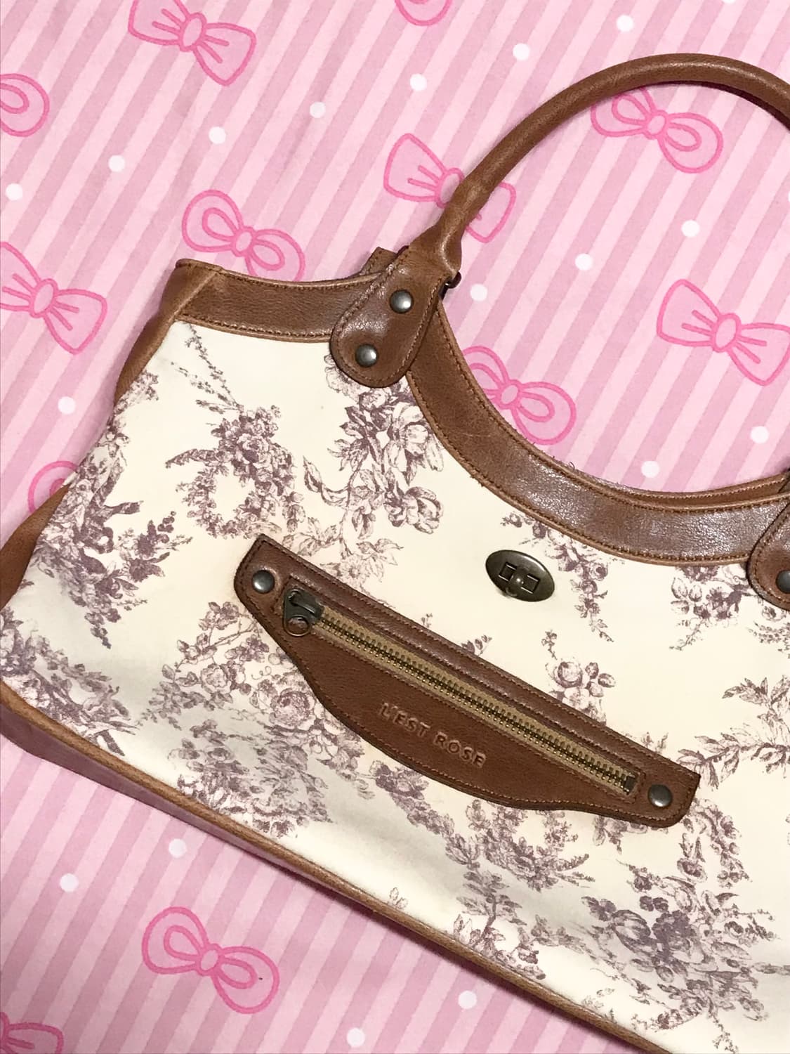 레스트로즈 플로럴 토트백 상품이미지3