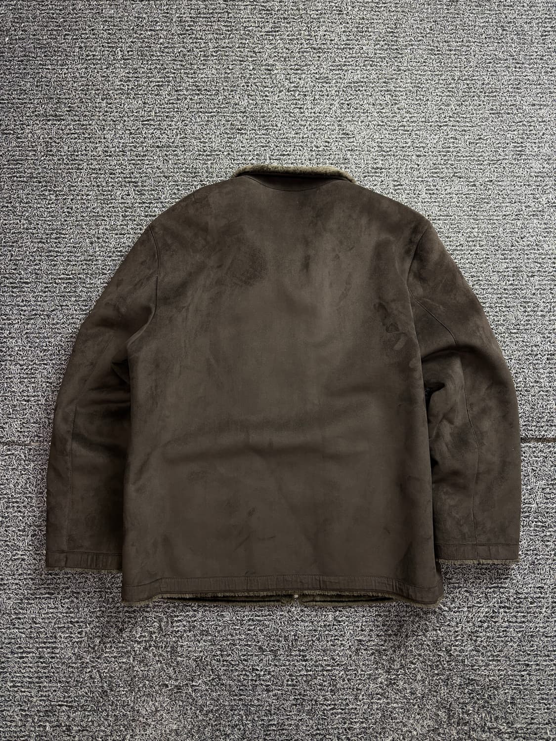 빈티지 아카이브 스웨이드 풀집업 무스탕 자켓 2374 상품이미지4