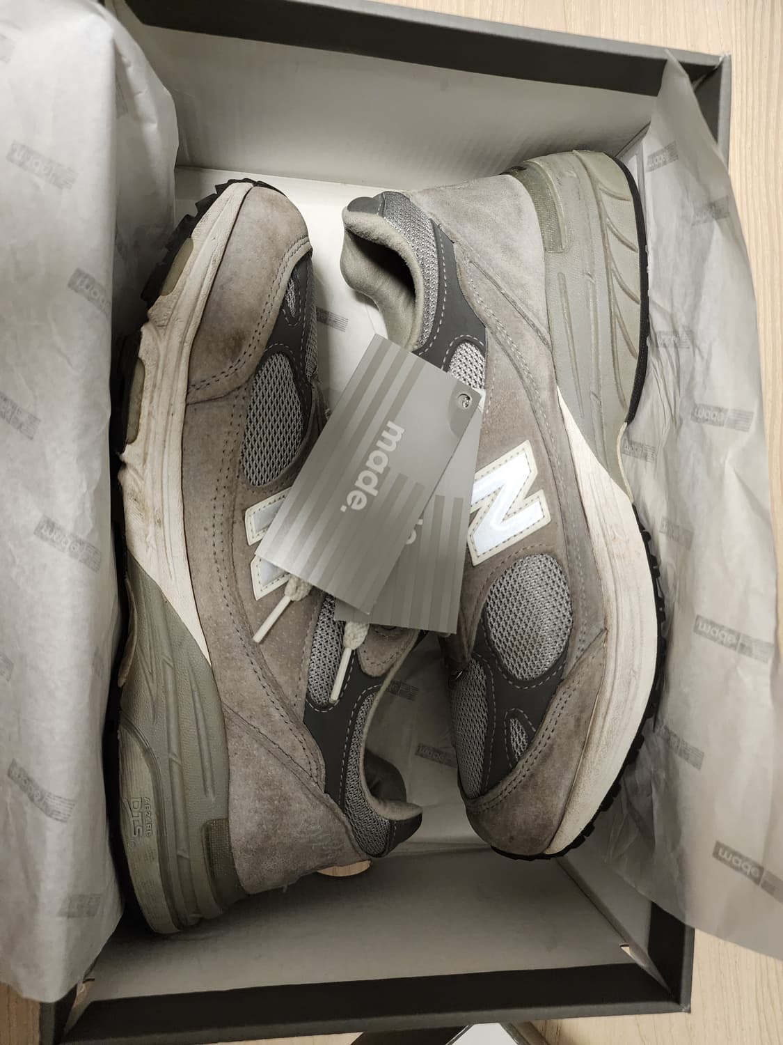 (265)뉴발란스 993 Made in USA 그레이 상품이미지4