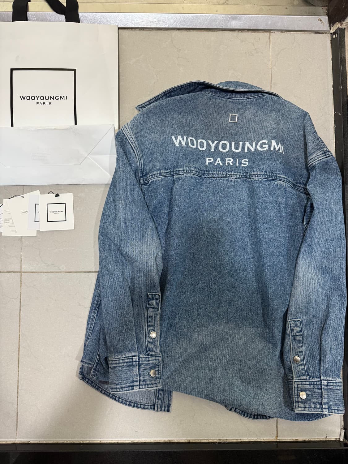백화점판 25FW 우영미 코듀로이 셔츠 상품이미지1