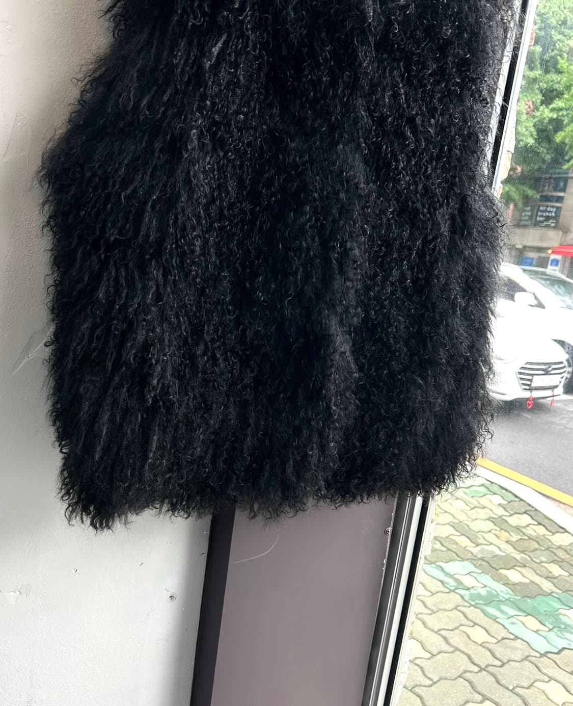 36/ 이브살로몬 블랙 페더 퍼 베스트 상품이미지4