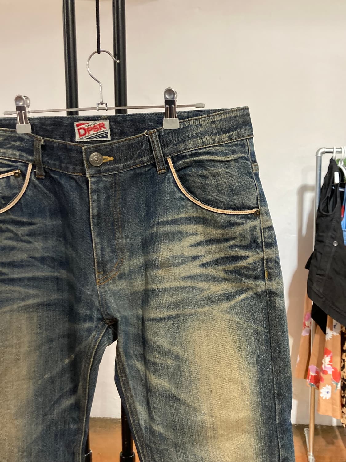 빈티지 워싱 와이드 데님 팬츠 상품이미지4