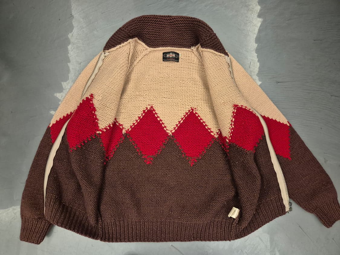 90s B.B.H CLOTHING 헤비울 짚업  상품이미지3